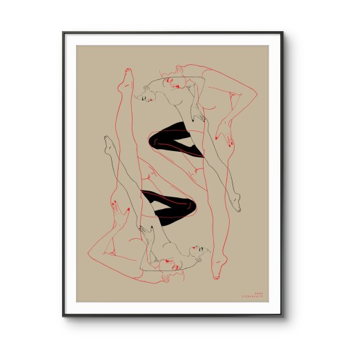 Rėmintas printas RISE IN LOVE